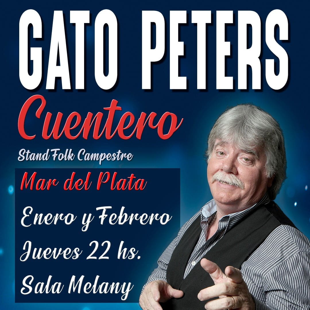 Gato Peters presenta "Cuentero" 1 Gato Peters Flyer