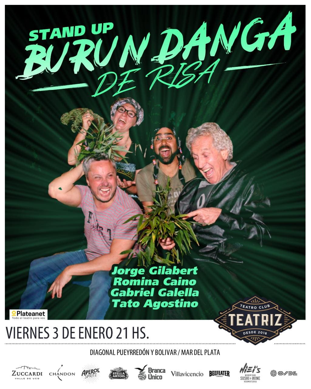 Burundanga de risa en Teatriz 1 burundangaTeatriz