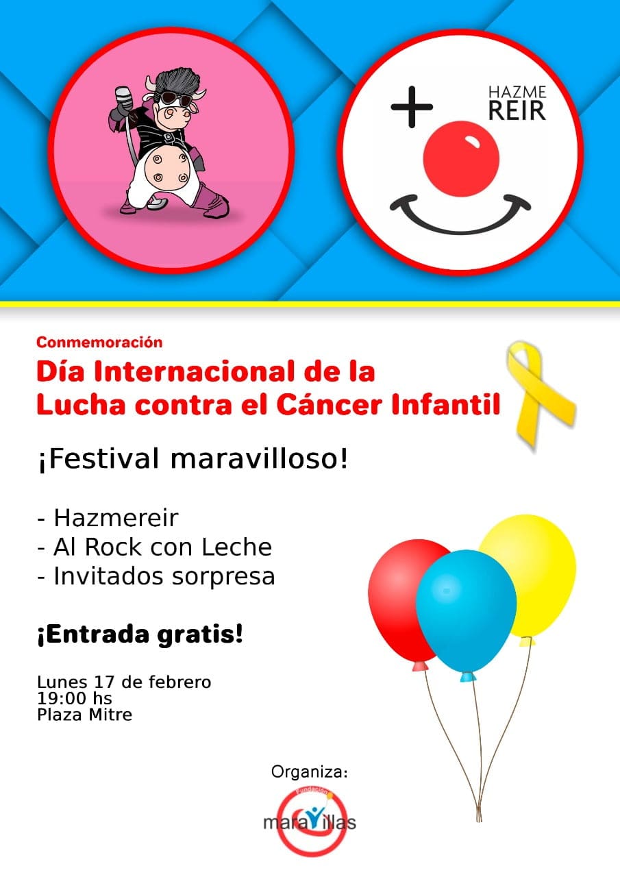 Festival gratuito por el Día de la Lucha contra el Cáncer Infantil 1 Festival Maravilloso 2