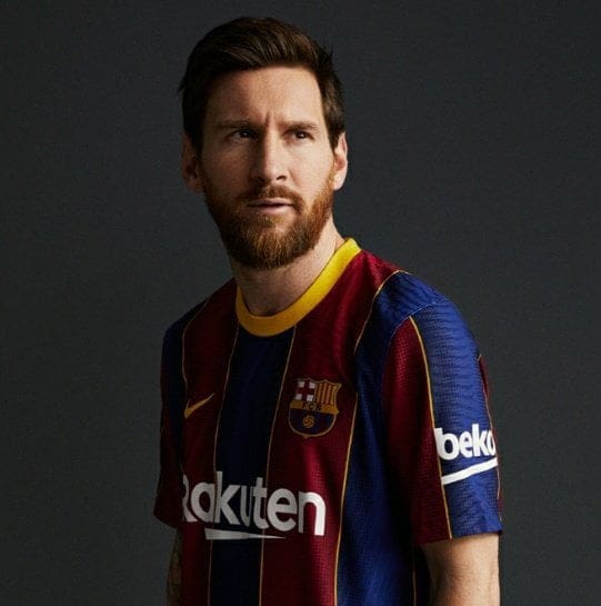 Barcelona presenta la camiseta que usará en la próxima temporada 1 14 07 2020 barcelona con la imagen del
