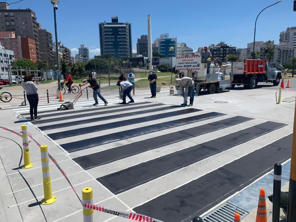 Finalizaron las obras de puesta en valor de Plaza España 1 FotosMGP Obras PuestaenvalorPlazaEspaC3B1a
