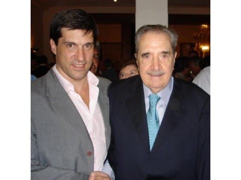 Mario Rodriguez y Raul Alfonsin