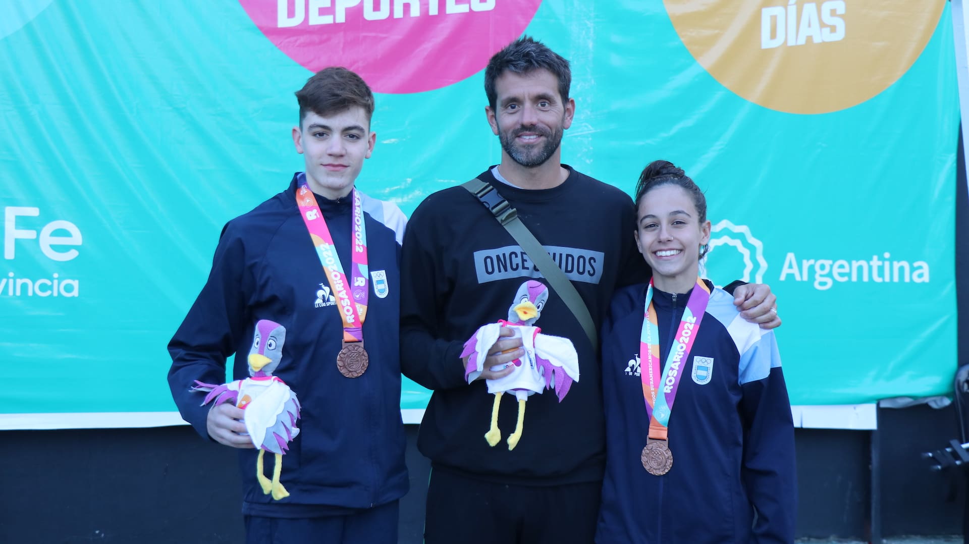 Juegos ODESUR: Tres medallas de bronce para marplatenses 1 III JO Natacion medios