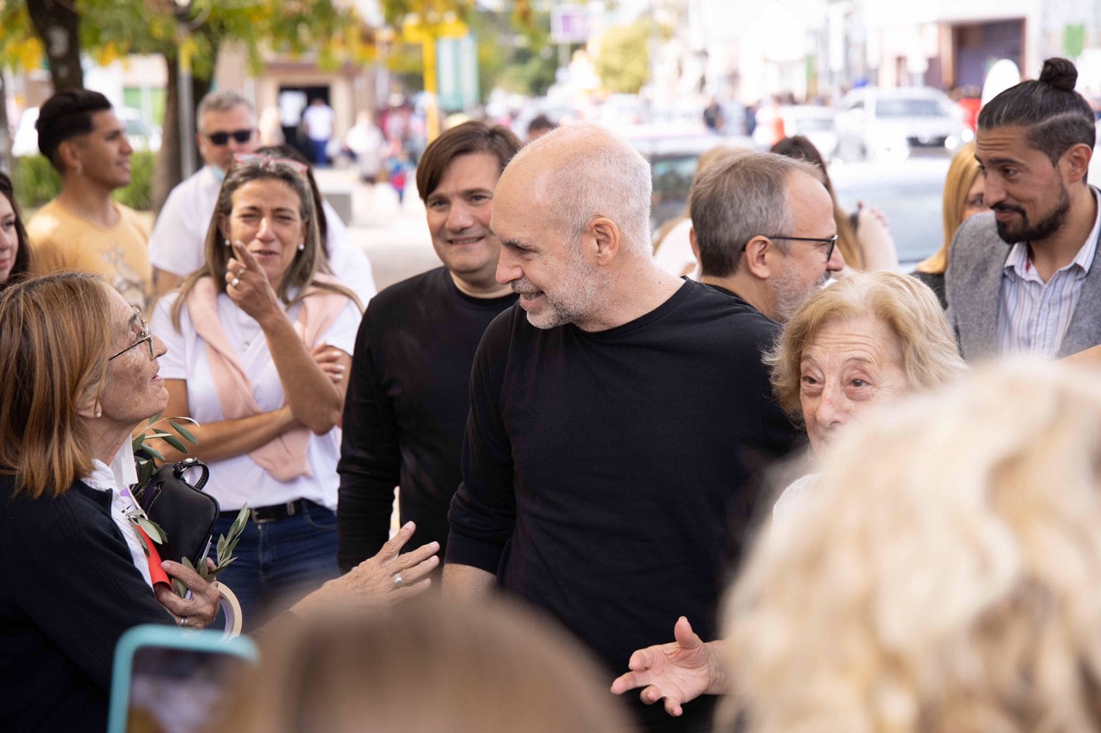 Horacio Rodríguez Larreta recorrió General Rodríguez 1 IMG 20220407 WA0089