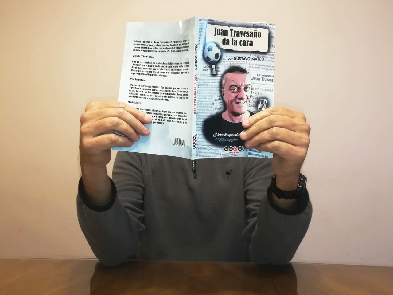 Juan Travesaño “da la cara” con la presentación de su libro 1 IMG 20220620 WA0006