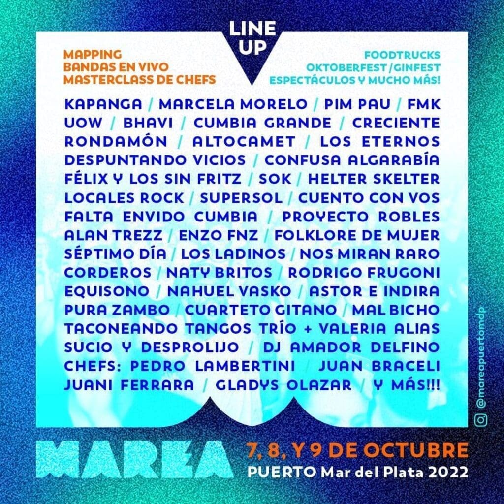 marea line up