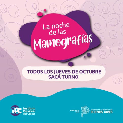 Cáncer de mama: hospitales de la Provincia realizarán "La Noche de las Mamografías" 1 WhatsApp Image 2022 10 05 at 16.03.43 1