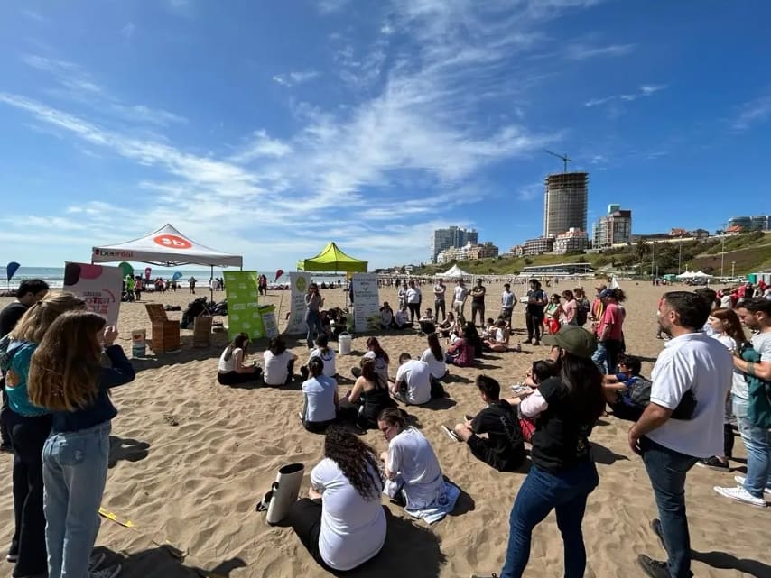 Mar del Plata y el ambiente: exitosa jornada en Playa Varese 1 varese