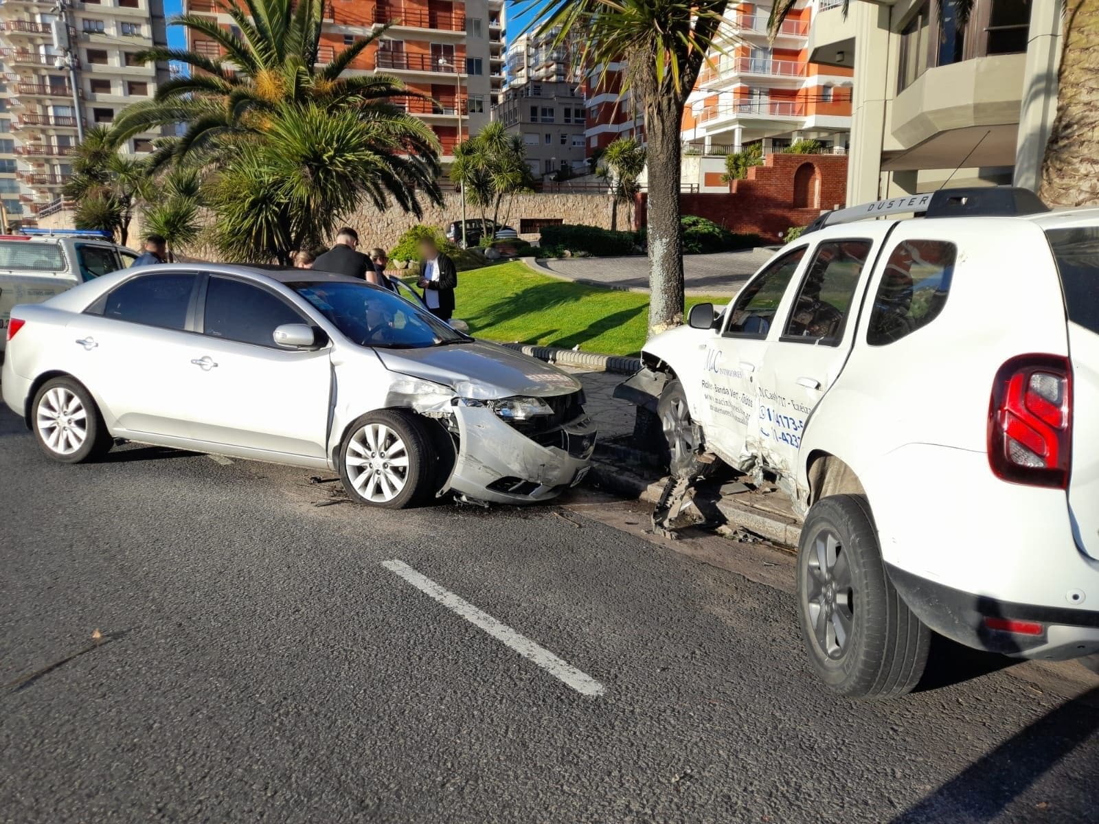 Menos muertos y heridos por accidentes de tránsito en Mar del Plata 2 choque costa