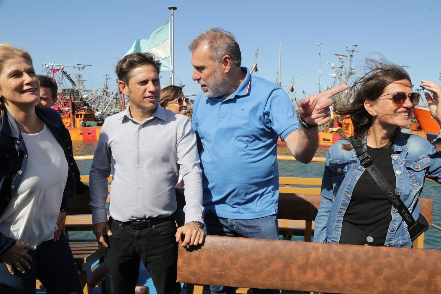 Felizia: “Pudimos mostrarle al gobernador la fuerza de trabajo del puerto de Mar del Plata” 2 IMG 20230115 WA0013