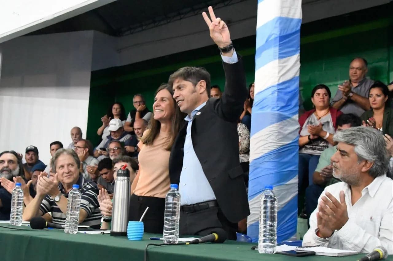 Clamor por "Cristina Presidenta" en el Plenario Sindical encabezado por Kicillof y Raverta en Smata Mar del Plata 1 raverta