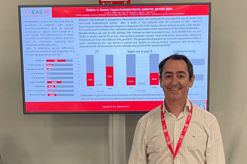 El Dr. Pablo Corral y equipo UFASTA reciben premio por investigación sobre hipercolesterolemia severa en el Centro Médico de Mar del Plata 1 Pablo Corral