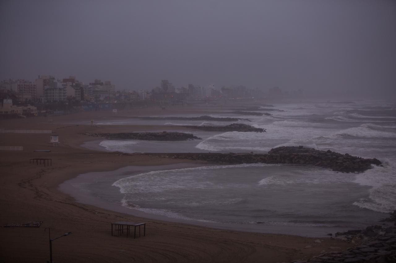 Alerta Naranja por tormentas en Mar del Plata