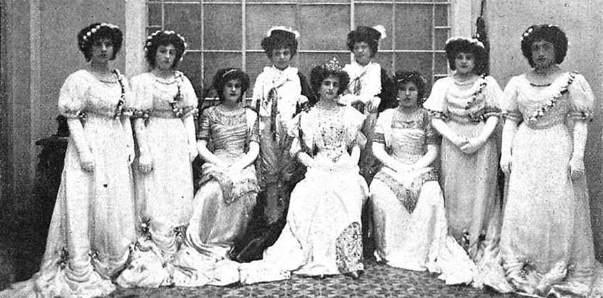 Mar del Plata, una ciudad que perdió a una reina y su corona 1 la reina del mar. 1910