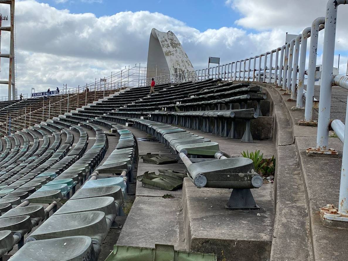 ¡No es Chernóbil! La comparación viral: El estadio Minella como un vestigio de la Unión Soviética 2 estadio