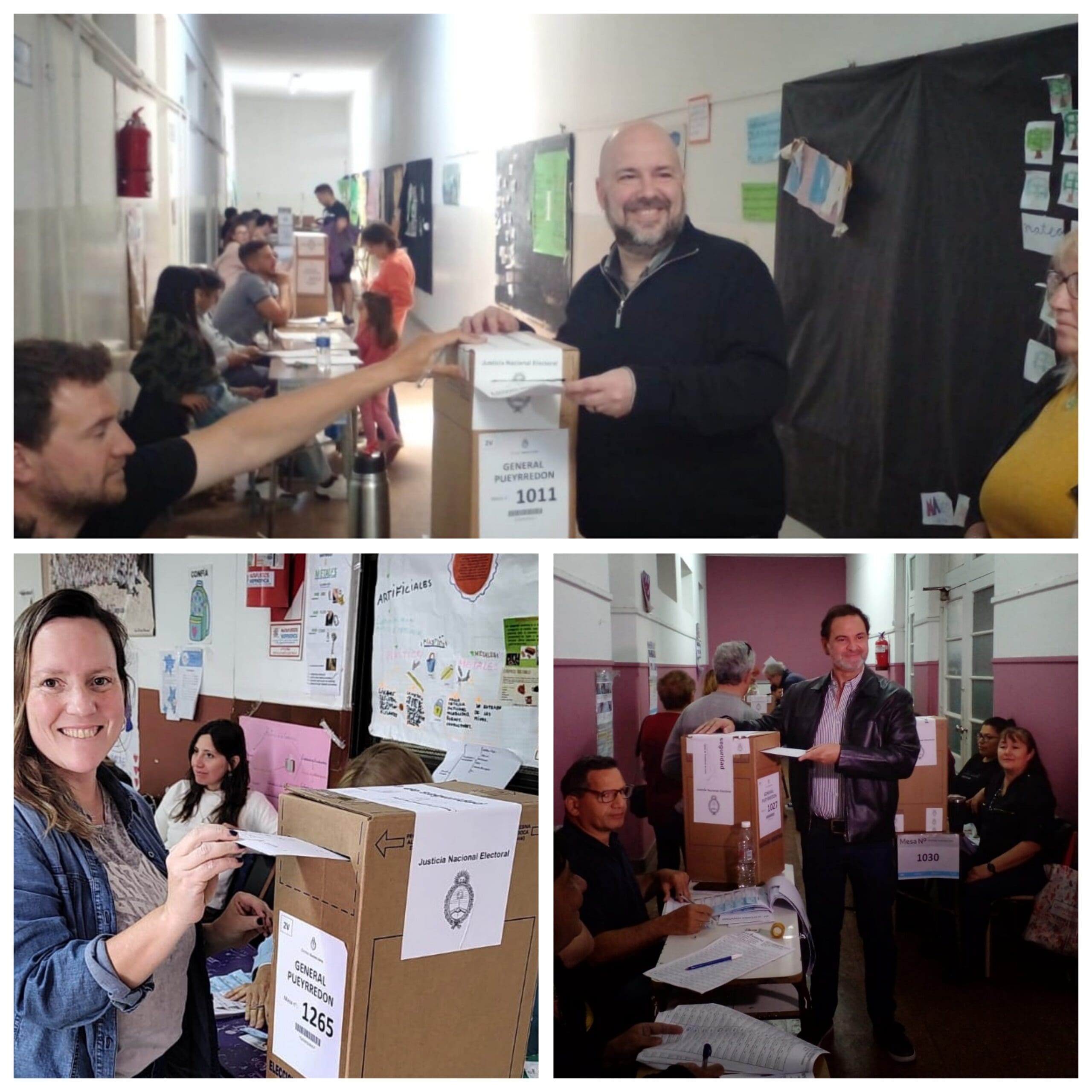 Referentes del partido de Javier Milei en Mar del Plata votaron con expectativas y entusiasmo 2 GridArt 20231119 132858556 scaled