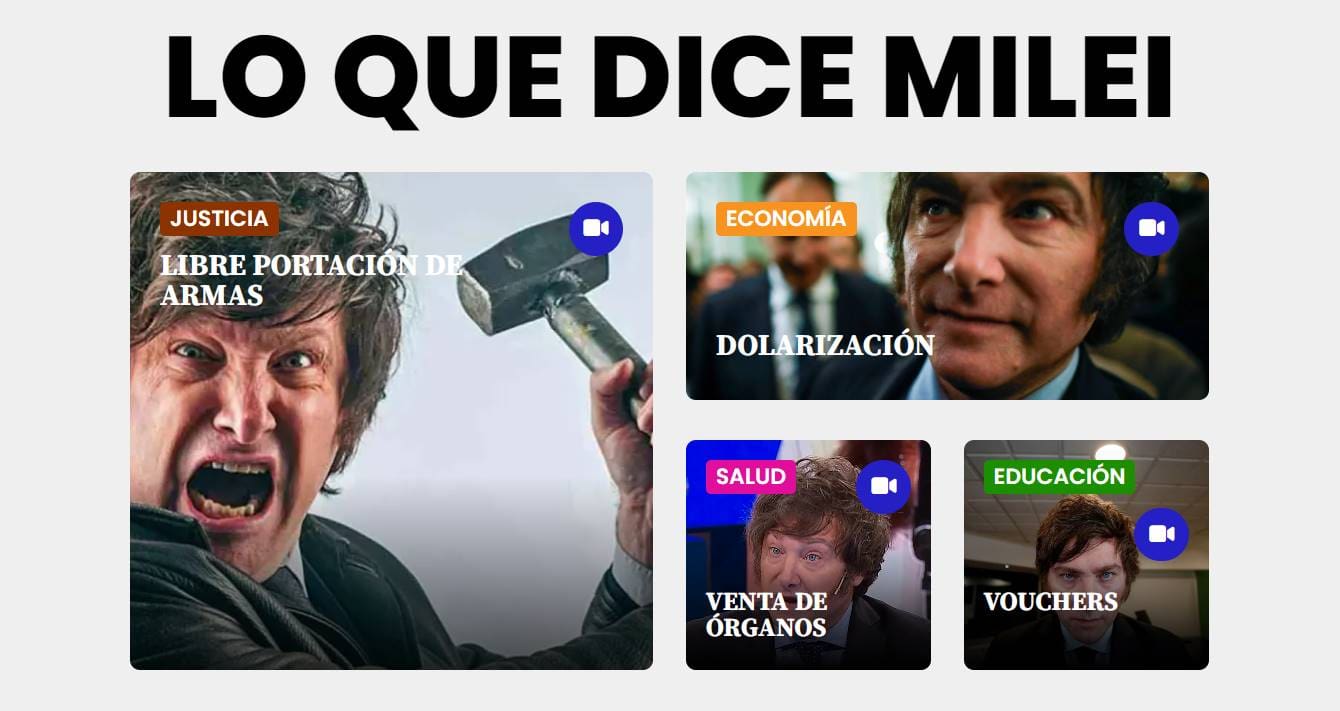 Debate presidencial ¿Por qué Sergio Massa llamó a googlear "lo que dice Milei"? 1 lo que dice Milei