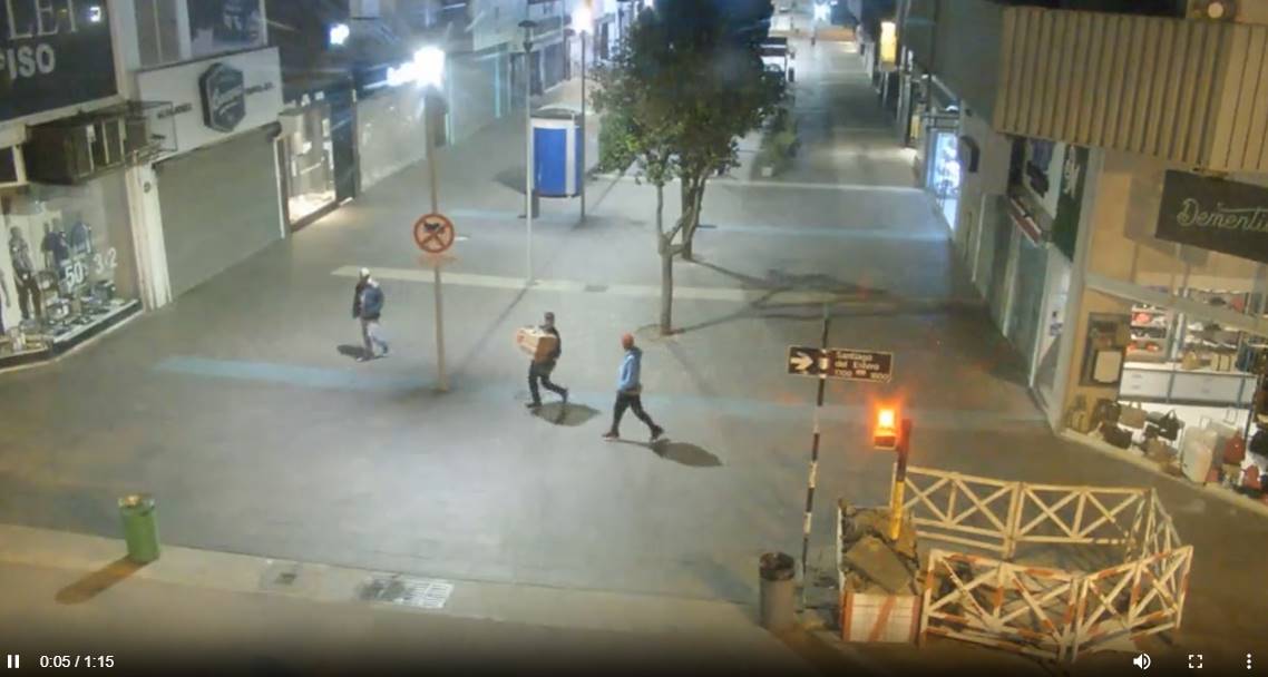 Video de los roba bombachas en Mar del Plata: fueron detenidos tras saquear una lencería en la Peatonal 1 robo 1