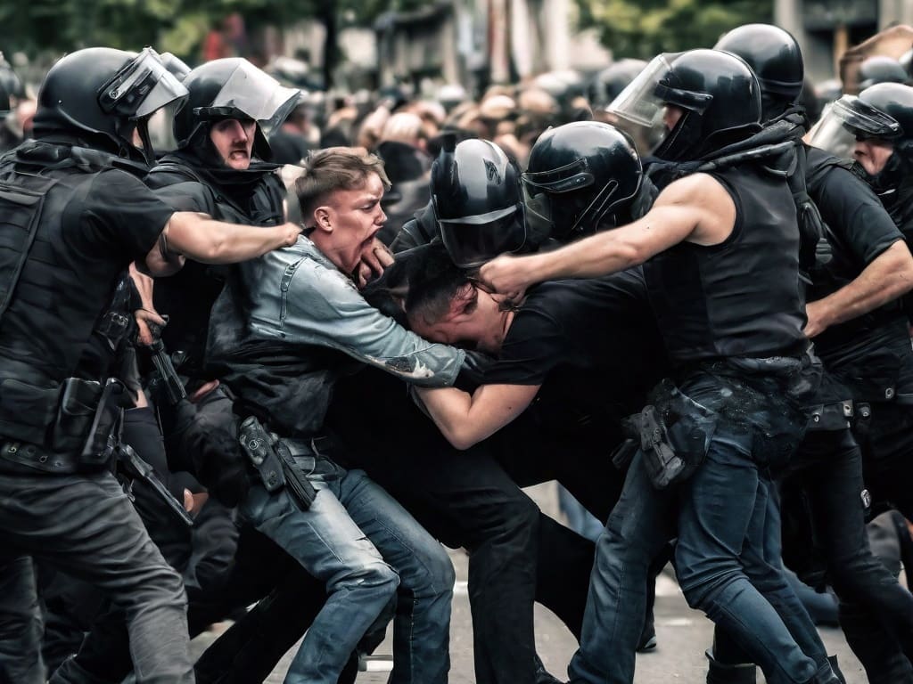 Intendente de Mar del Plata solicita intervención de las fuerzas de seguridad para poner fin a los cortes de calles 1 represion