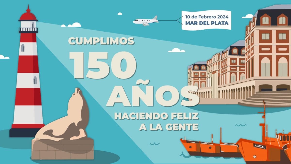 Mar del Plata celebra 150 años de historia con una gran fiesta para todos