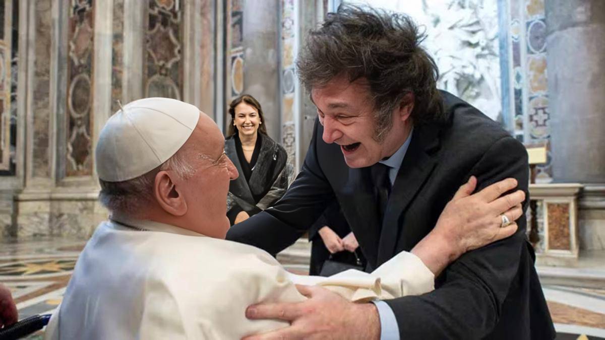 El nostradamus argentino ¿predijo el saludo entre el Papa Francisco y Milei?