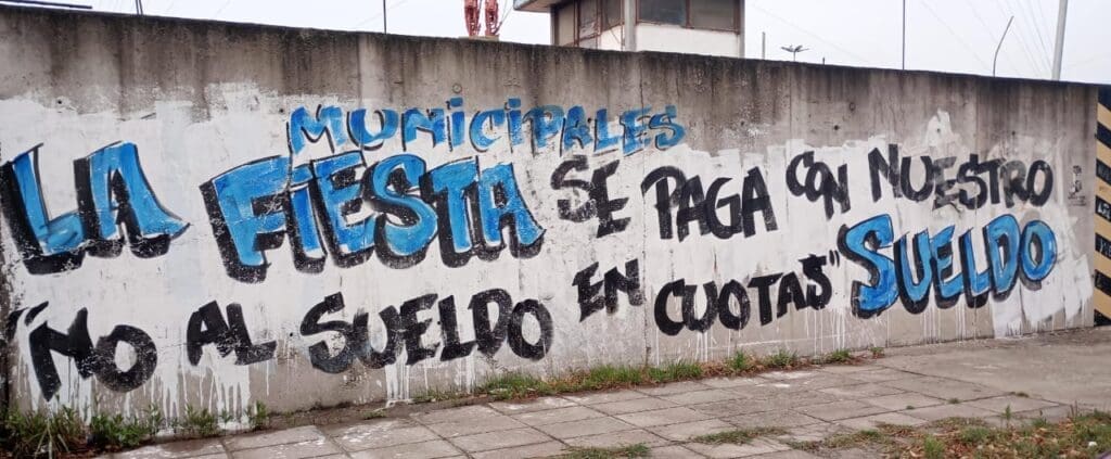 Conflicto en Mar del Plata: Municipales exigen pago íntegro de salarios 3 muni