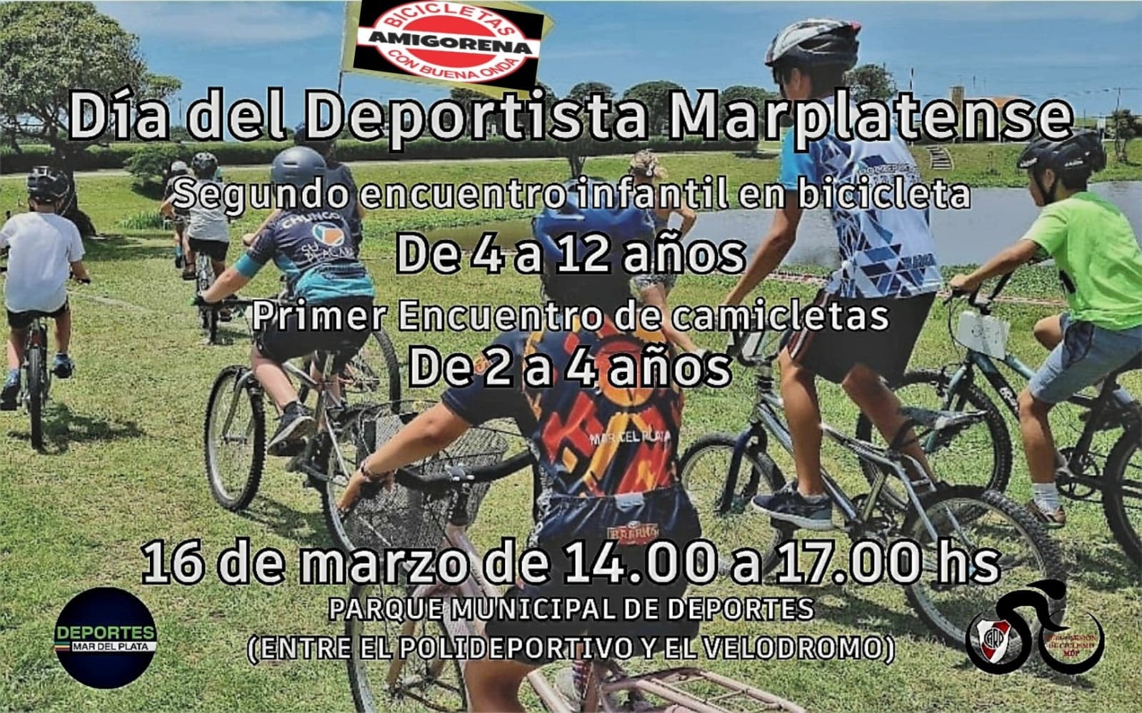 Encuentro Infantil en bicicletas: una cita imperdible para los pequeños ciclistas de Mar del Plata