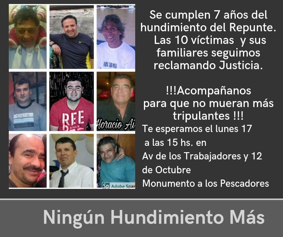 Séptimo aniversario del hundimiento del Repunte: Memoria y reclamo de justicia 1 WhatsApp Image 2024 06 14 at 5.40.02 PM