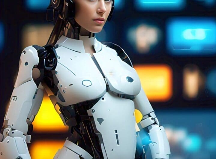 computadora mujer robot 1