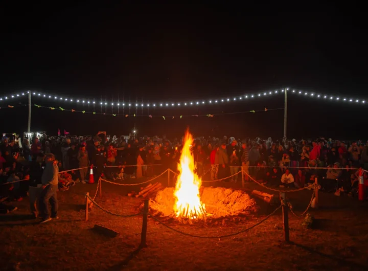 La Fiesta del Fogon cumplio 10 anos junto a la comunidad de Camet Norte