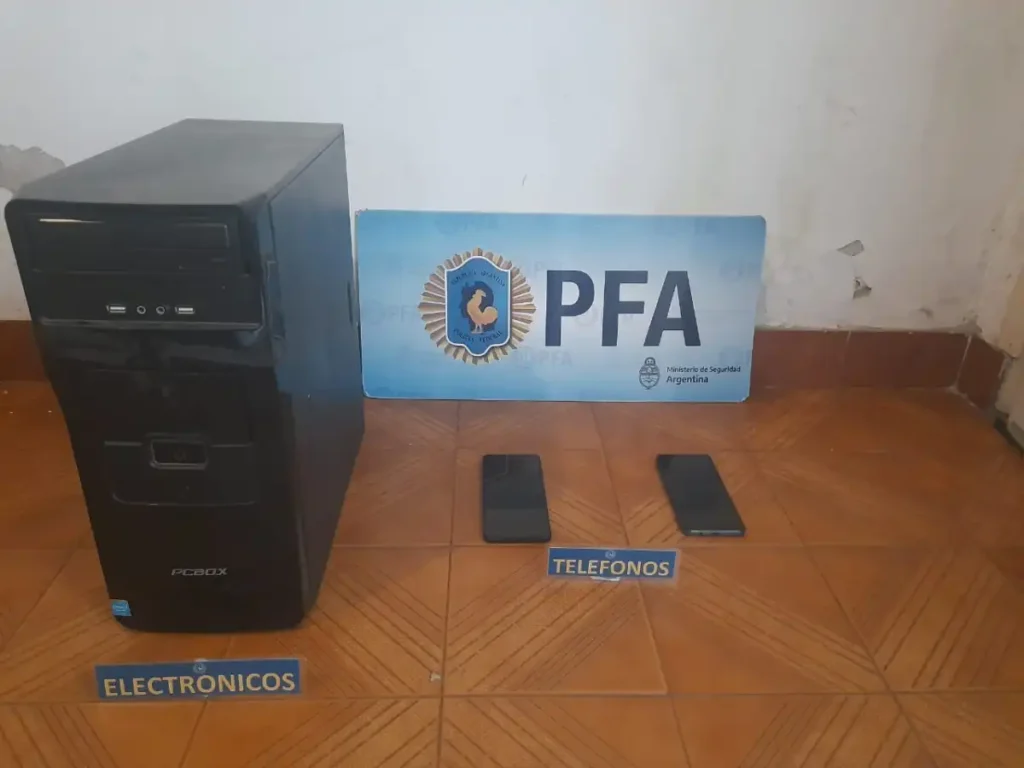 Mar del Plata: Allanan vivienda por presunta red de grooming y pornografía infantil" 1 Cpu secuestrado grooming